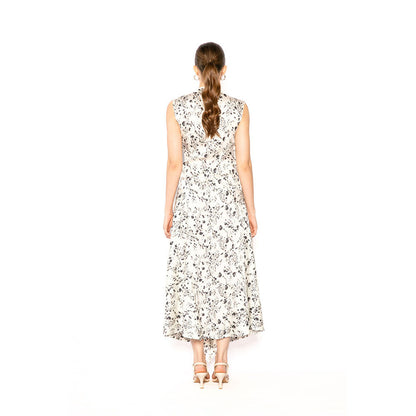 Contemponari Women Lycra Printed White Top