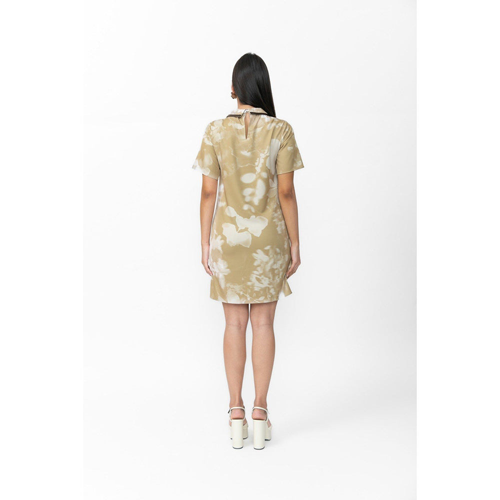 Contemponari Green Estella Mini Dress