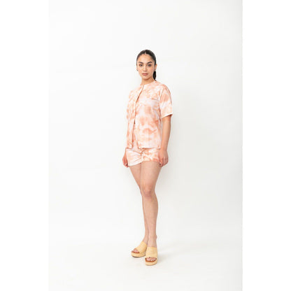 Contemponari Printed Regular Dune Top
