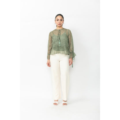 Contemponari Nomad Top With Camisole