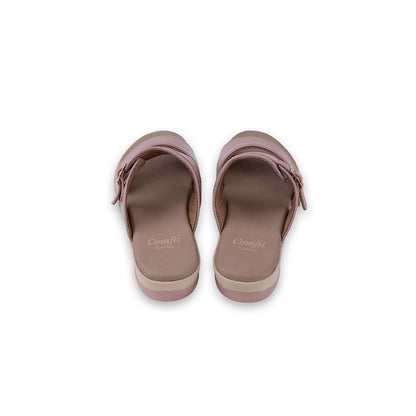Coral Haze Pink Vegan Leather Women Sandals