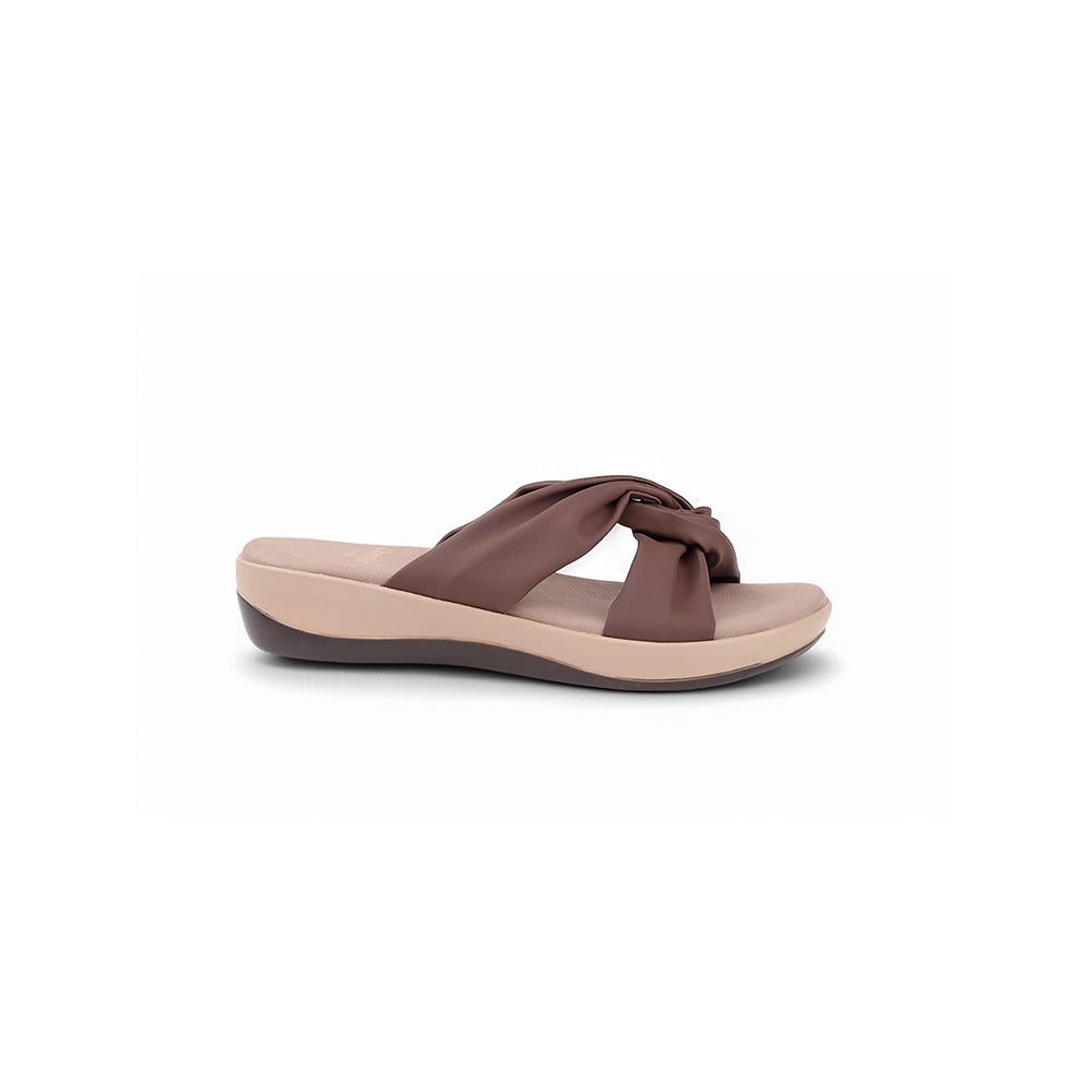 Coral Haze Brown Vegan Leather Women Sandals