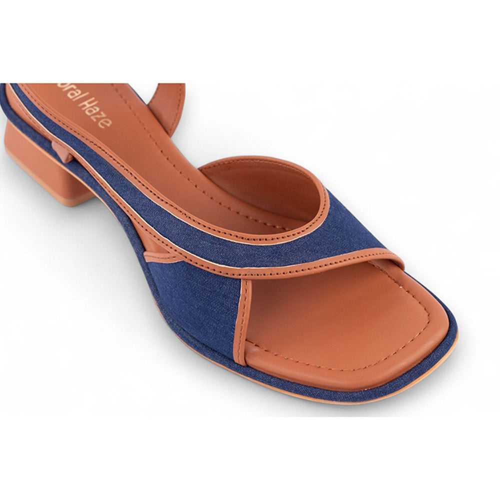 Coral Haze OFF DUTY Dark Denim Blue Heels