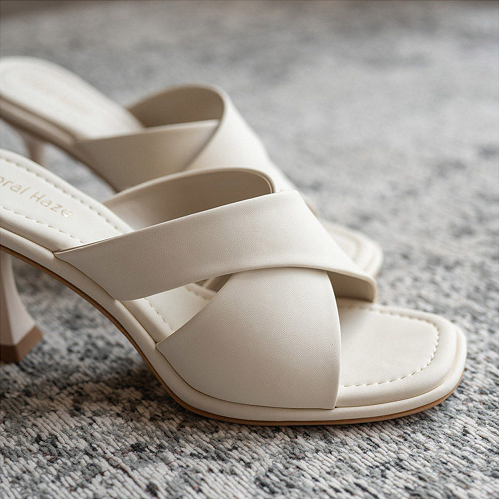 Coral Haze Women Hired Ivory Heels