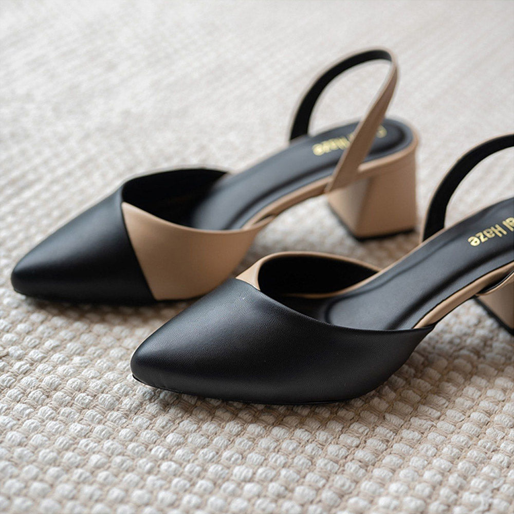 Coral Haze Women Deadline Black Heels