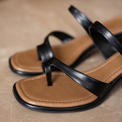 Coral Haze Women Draft Black Heels