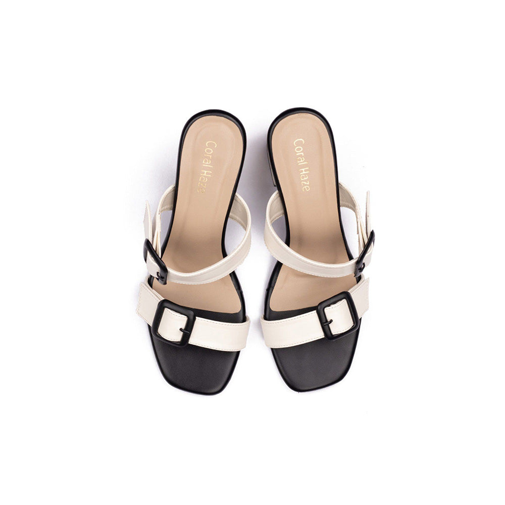 Coral Haze Women Pop Cream Heels