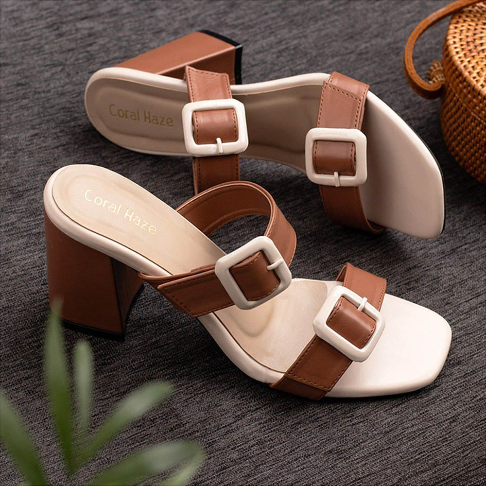 Coral Haze Women Tiramisu Brown Heels