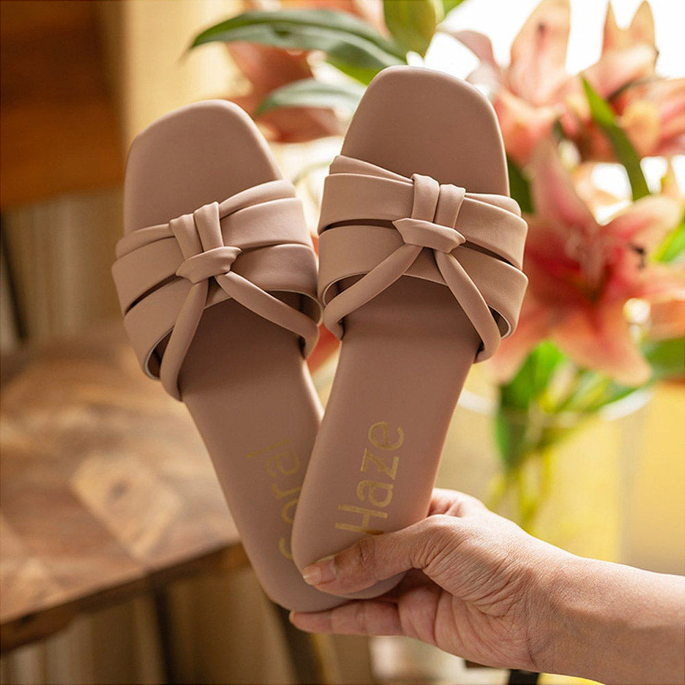 Coral Haze Nude Gigi Flats for Women