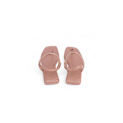 Coral Haze Twinkle Rose Gold Flats