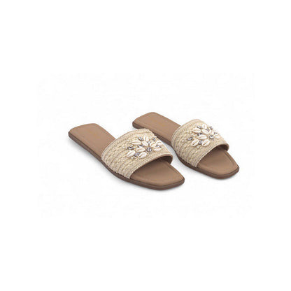 Coral Haze Women Ivory Bahamas Flats