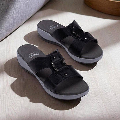 Coral Haze Women Black Bliss Sandals