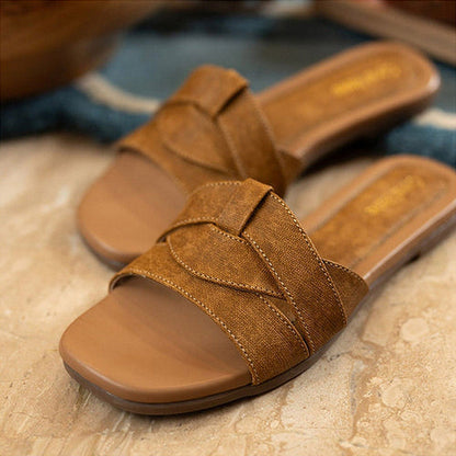 Coral Haze Women Brown Denver Flats