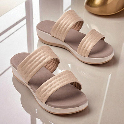 Coral Haze Drift Women Pink Sandals