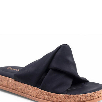 Coral Haze Fling Women Black Sandals