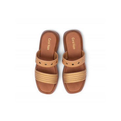 Coral Haze Frea Women Brown Sandals