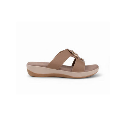 Coral Haze Fuzz Women Brown Sandals