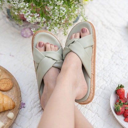 Coral Haze Garden Women Blue Sandals