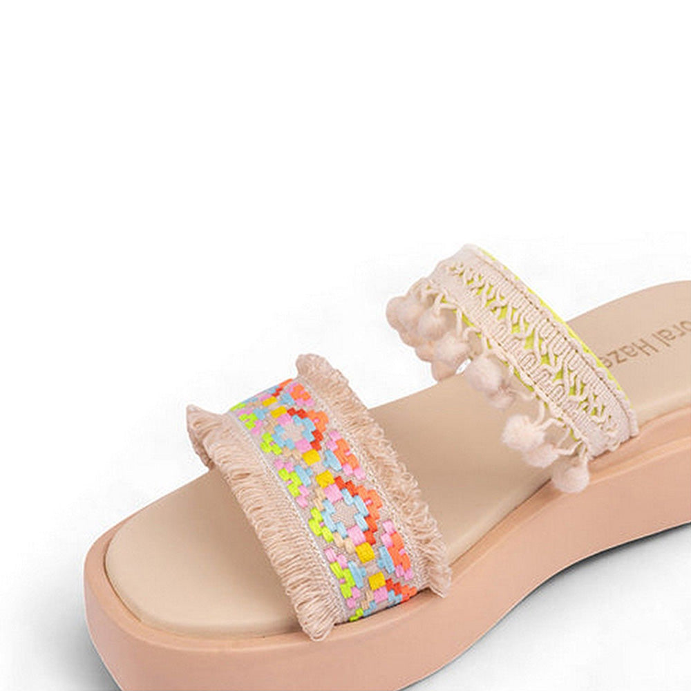 Coral Haze Lush Ivory Sandals