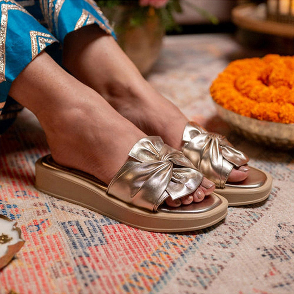 Coral Haze Royce Gold Sandals