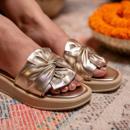 Coral Haze Royce Gold Sandals