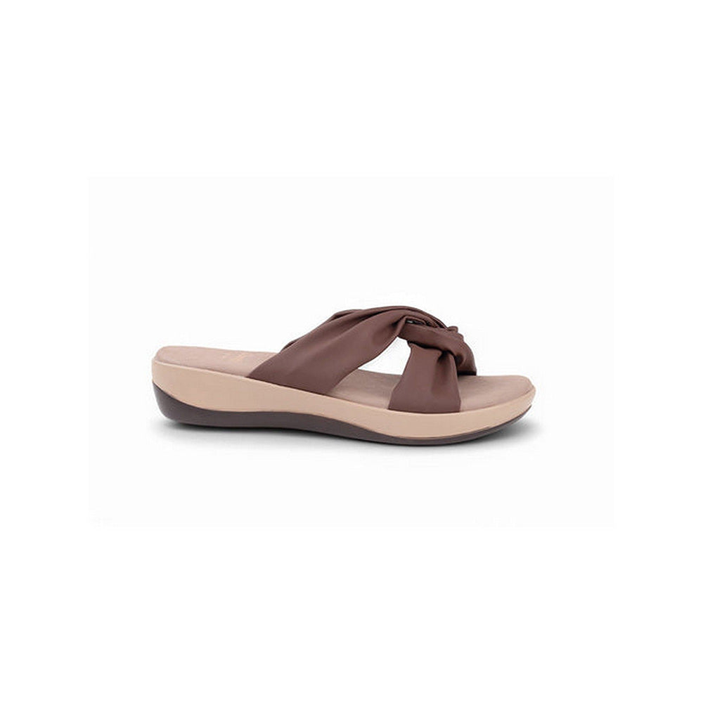 Coral Haze Snug Brown Sandals