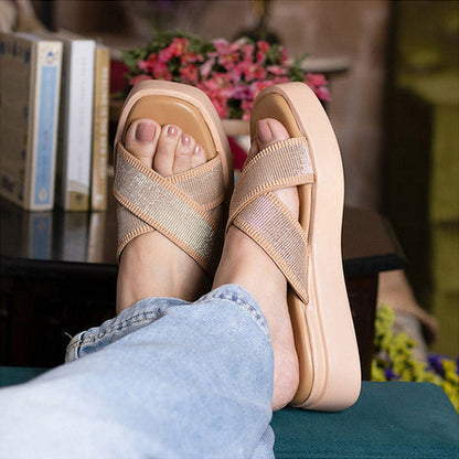 Coral Haze Vibe Tan Sandals