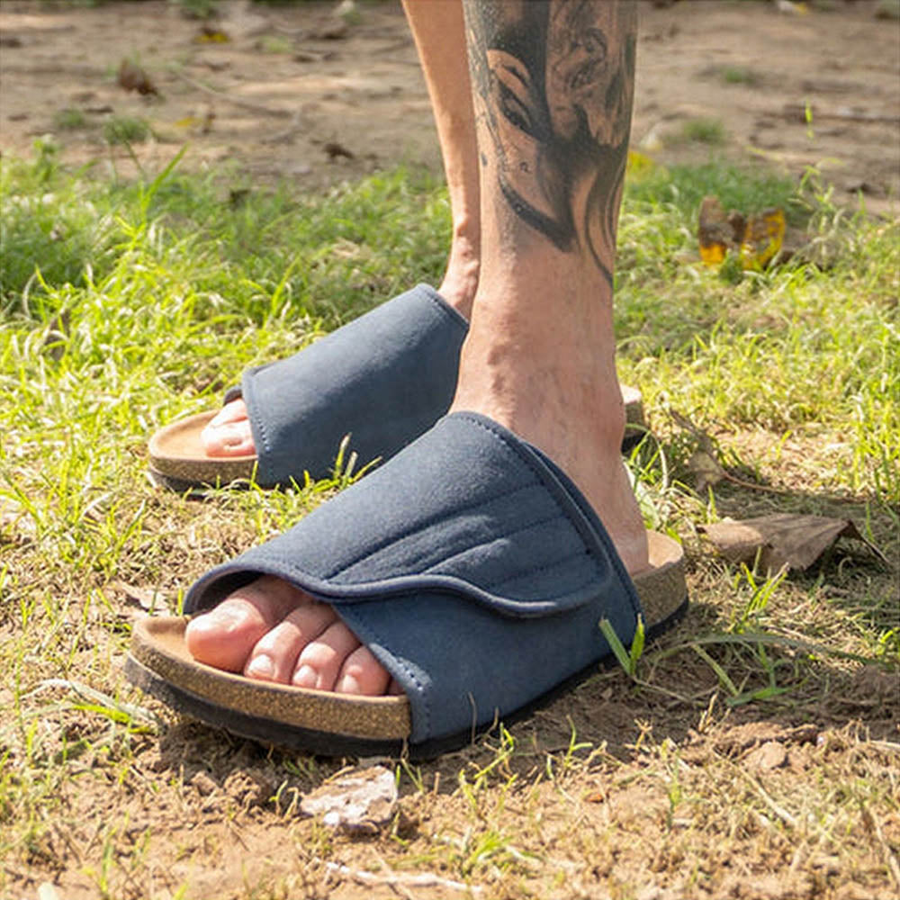 Coral Haze Men Grey Alonso Sliders