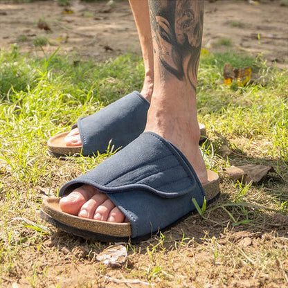 Coral Haze Men Grey Alonso Sliders