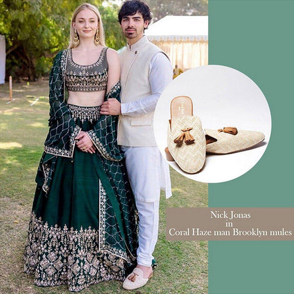 Coral Haze Men White Brooklyn Mules