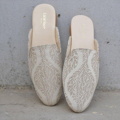 Coral Haze Erling Women Silver Mules