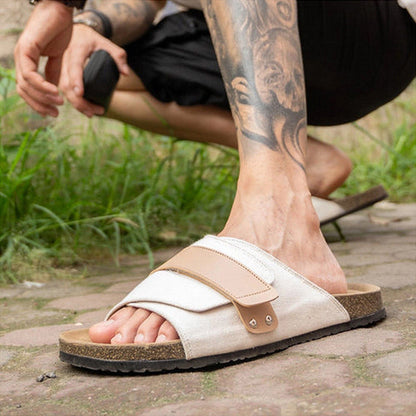 Coral Haze Lewis Ivory Sandals