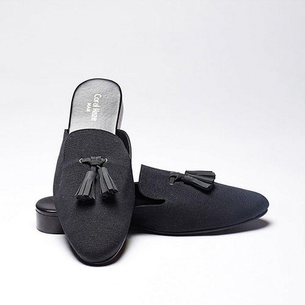 Coral Haze Narcos Black Mules
