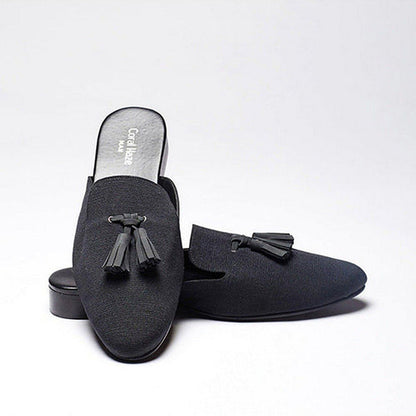 Coral Haze Narcos Black Mules