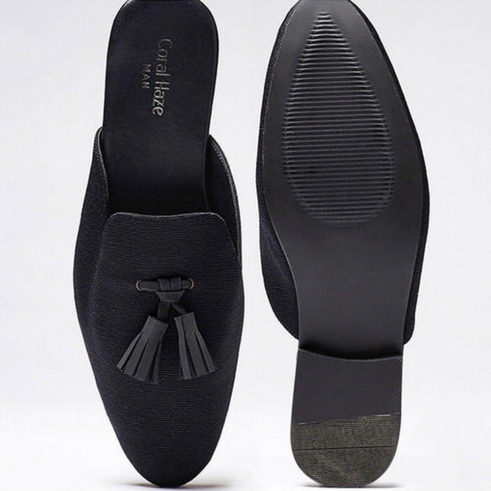 Coral Haze Narcos Black Mules