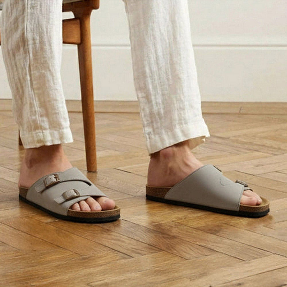 Coral Haze Oscar Grey Sandals