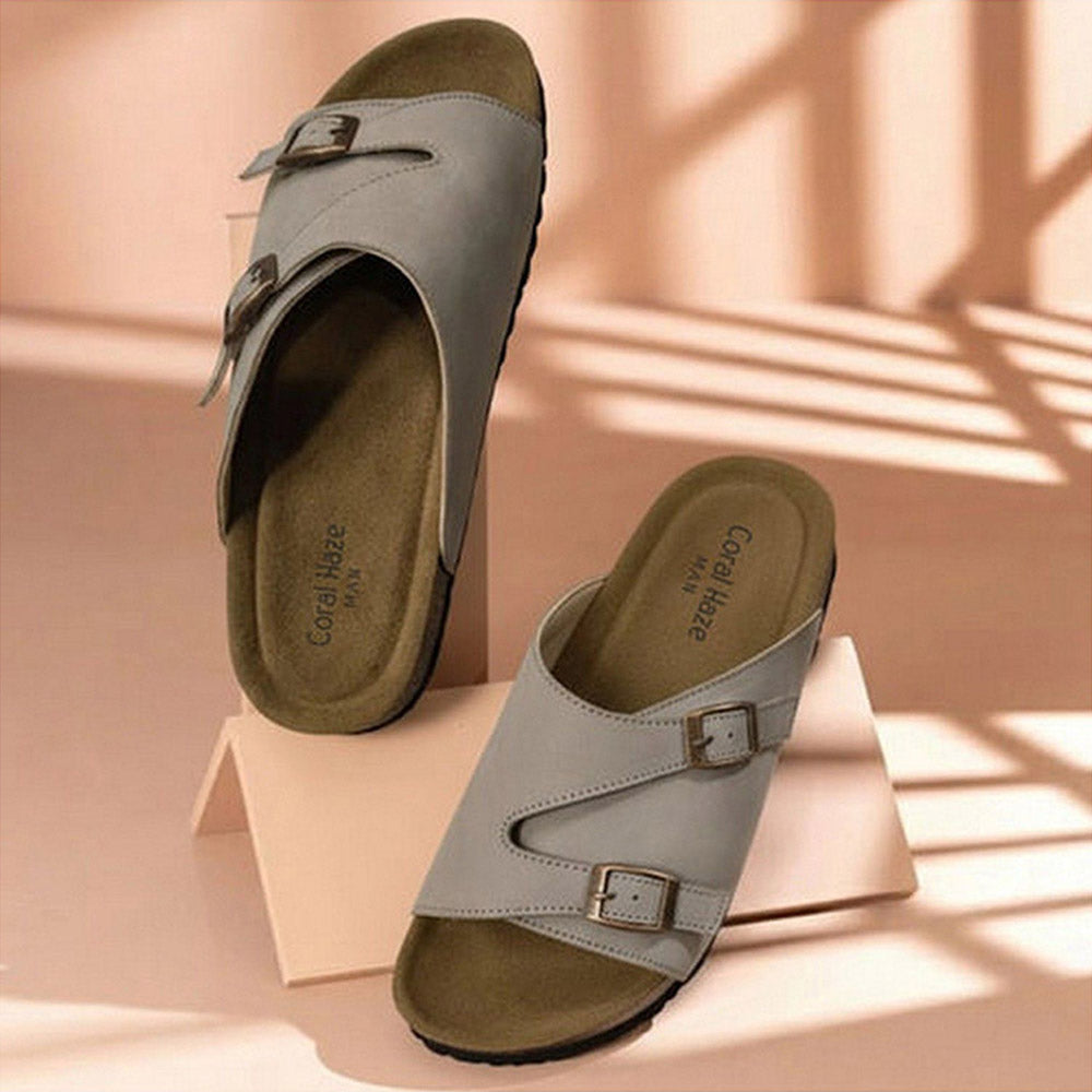 Coral Haze Oscar Grey Sandals