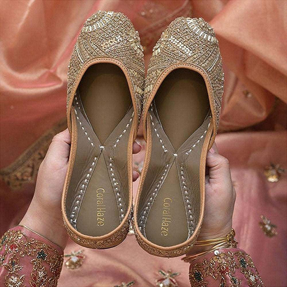 Coral Haze Women Beige Aara Juttis