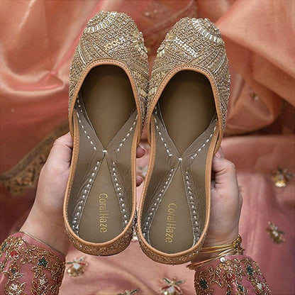 Coral Haze Women Beige Aara Juttis