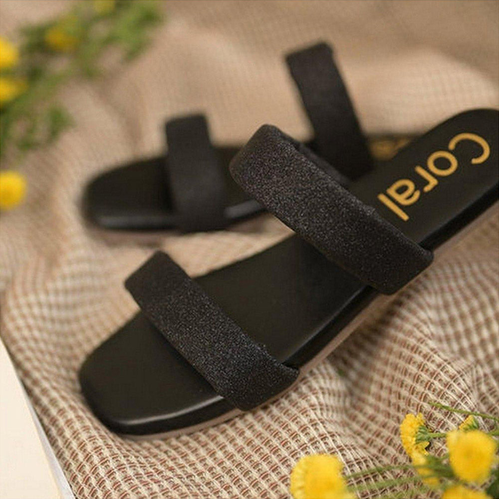 Coral Haze Women Black Azure Flats