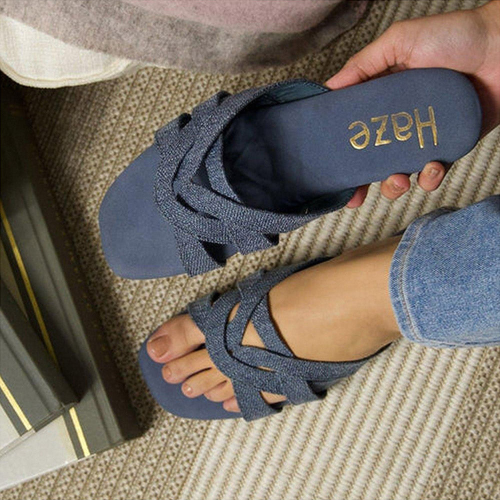 Coral Haze Women Blue Bianca Flats