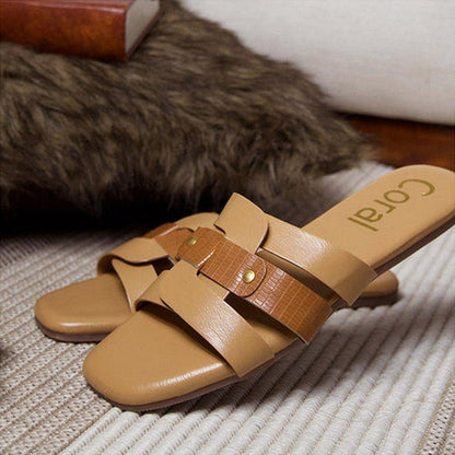 Coral Haze Women Beige Claudia Flats