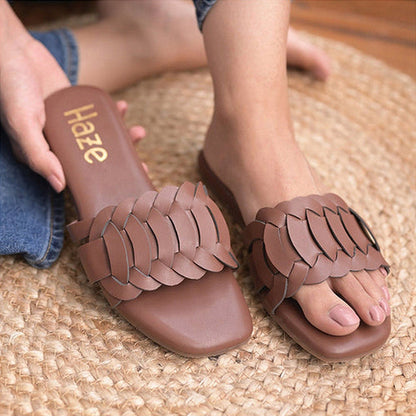 Coral Haze Greta Women Brown Flats