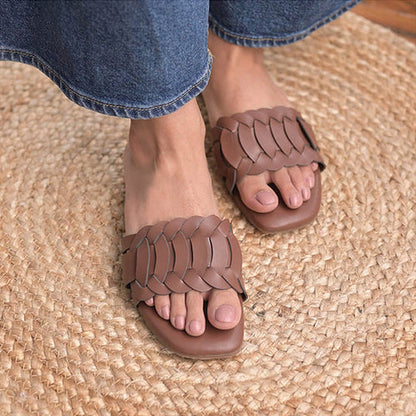 Coral Haze Greta Women Brown Flats