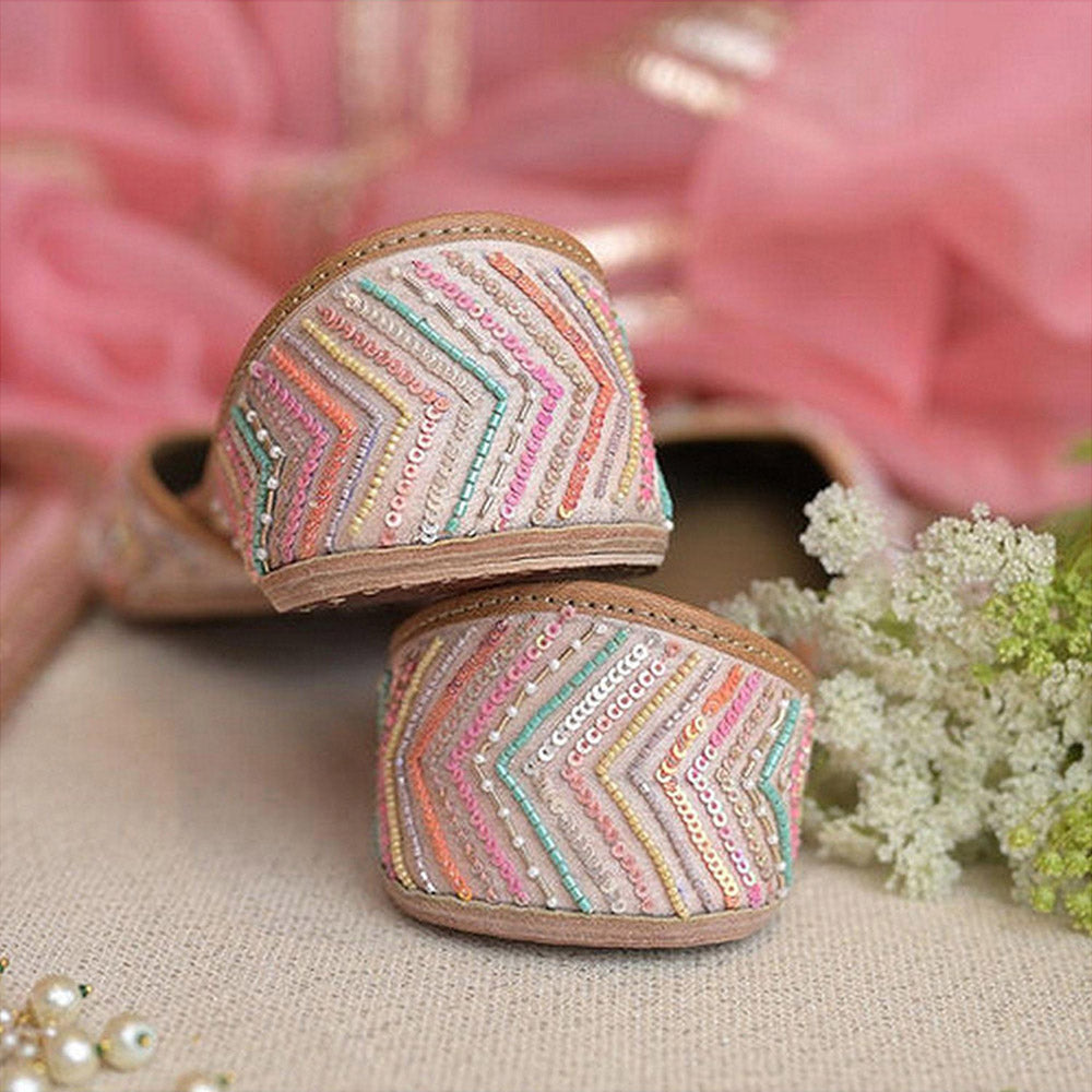 Coral Haze Inayat Women Multi-Color Juttis