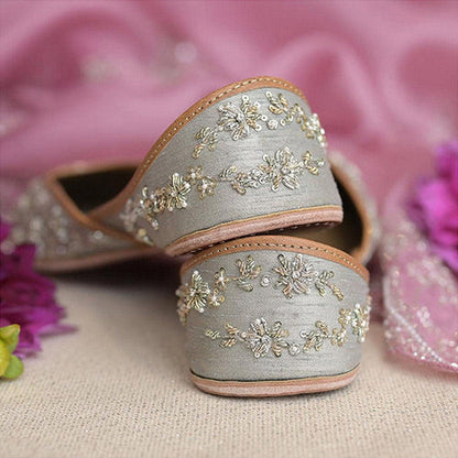 Coral Haze Mahnoor Silver Sandals