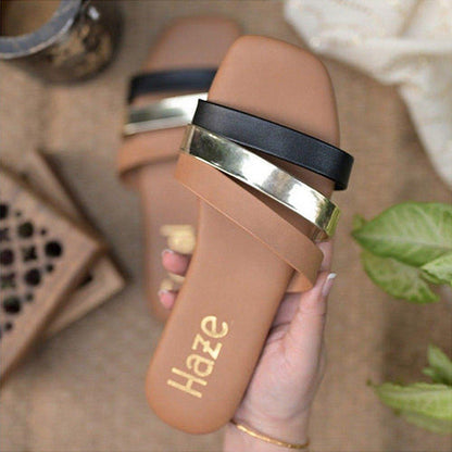 Coral Haze Nicole Tan Flats