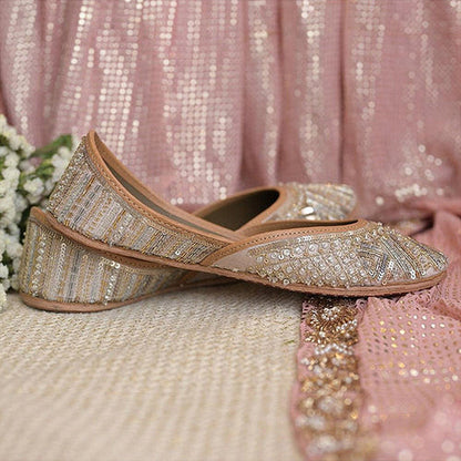 Coral Haze Parina Gold Sandals