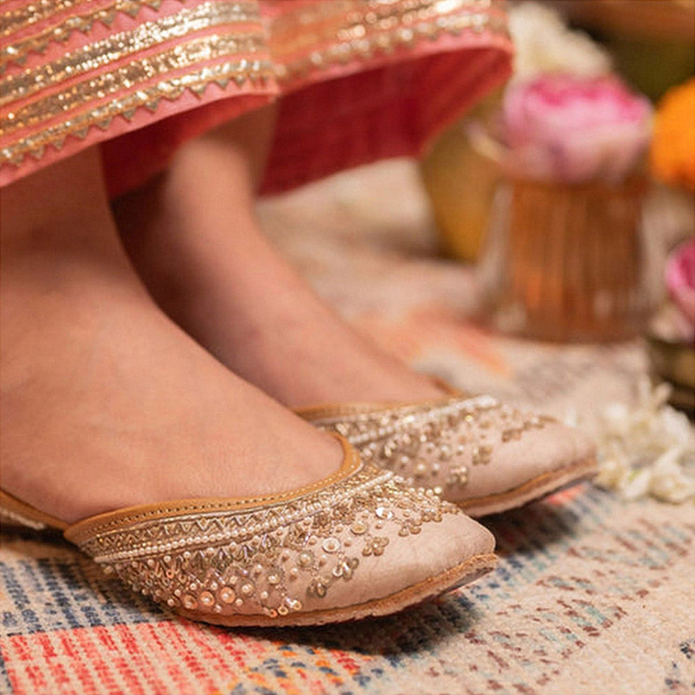 Coral Haze Parvaaz Beige Sandals