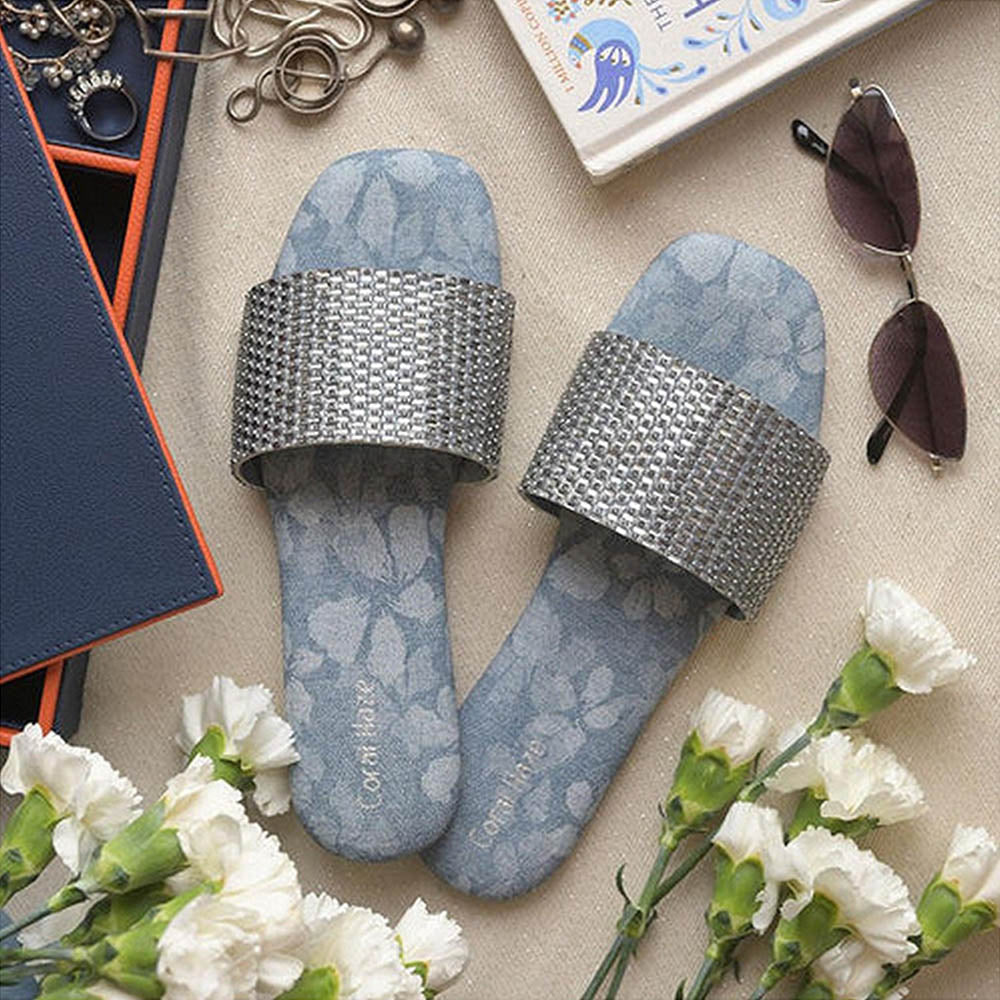 Coral Haze Paula Grey Flats